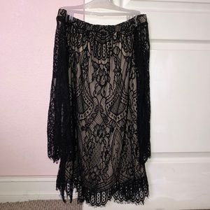 Off the Shoulder Lace Dress